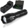 TK120 Professional LED Flashlight Kit with Batteries & Charger