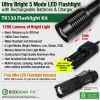 TK130 LED Flashlight Kit