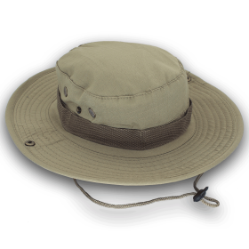 Military Wide Brim Boonie Bucket Hat (Color: Khaki)