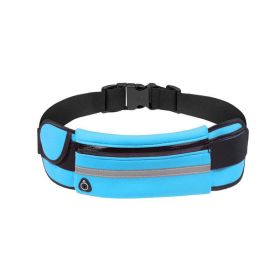 Unisex Sports Fanny Pack; Running Waist Bag; Belt Phone Bag; Water Hydration Backpack Running Accessories (Color: Blue)
