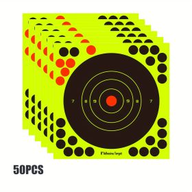 10/50pcs Gun Shooting Target Target Sticker Self-adhesive Bow And Arrow Dart Aiming Sticker; Camping Hutting Travel Accessories (Quantity: 50pcs)