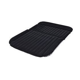 Auto Traveling Camping Air Backseat Mattress Travel Sleeping Pad (Color: Black, Type: Sleeping Pad)
