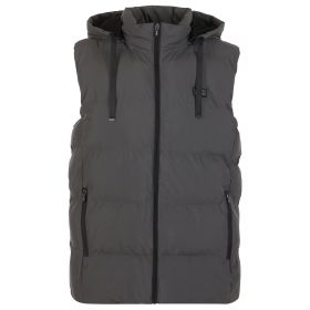 Helios- Paffuto Heated Vest- The Heated Coat (Color: Gray, size: small)
