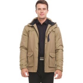 Helios " The Heated Coat" (Color: Camel, size: small)