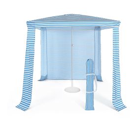 Foldable Easy-Assembly Sun-Shade Shelter Beach Canopy (Color: Style B, size: 6.6' x 6.6')