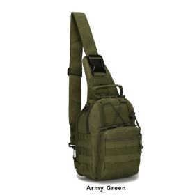 EDC Shoulder Bag - Tactical Chest Sling Bag (5 Liter) (Color: Army Green)