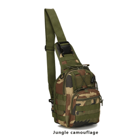 EDC Shoulder Bag - Tactical Chest Sling Bag (5 Liter) (Color: Jungle Camo)