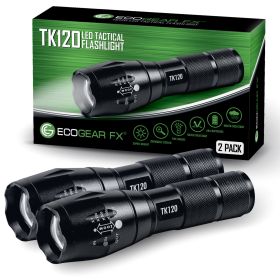 TK120 LED Tactical Flashlights with Strobe (Pieces: 2-Pack)